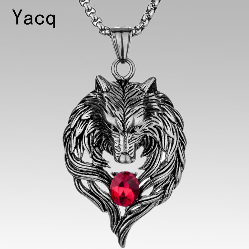 Wolf Necklace  For Men Women