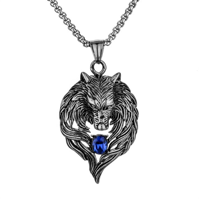 Wolf Necklace  For Men Women